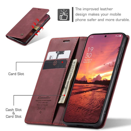 For OnePlus 13 Wallet Case CASEME 013 Series PU Leather Phone Cover Stand