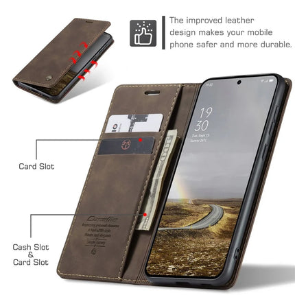 For OnePlus 13 Wallet Case CASEME 013 Series PU Leather Phone Cover Stand