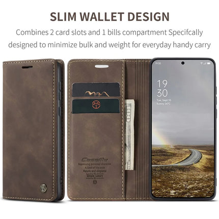 For OnePlus 13 Wallet Case CASEME 013 Series PU Leather Phone Cover Stand