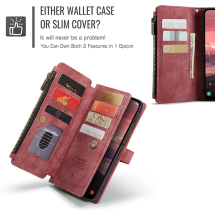 For Samsung Galaxy A36 5G Wallet Case CASEME C30 Leather Phone Cover with 10 Card Holder Zipper Pocket
