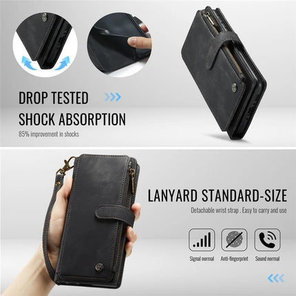 For Samsung Galaxy A36 5G Wallet Case CASEME C30 Leather Phone Cover with 10 Card Holder Zipper Pocket