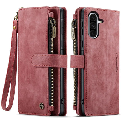 For Samsung Galaxy A56 5G Wallet Case CASEME C30 Leather Phone Cover with 10 Card Holder Zipper Pocket