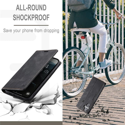 For iPhone 16 Plus Wallet Case AUTSPACE A01 Leather Stand Cover with RFID Blocking Card Holder