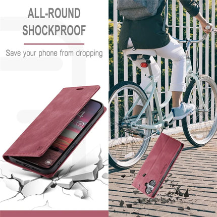 For iPhone 16 Plus Wallet Case AUTSPACE A01 Leather Stand Cover with RFID Blocking Card Holder