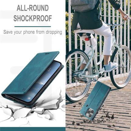 For iPhone 16 Pro Wallet Case AUTSPACE A01 Leather Stand Cover with RFID Blocking Card Holder