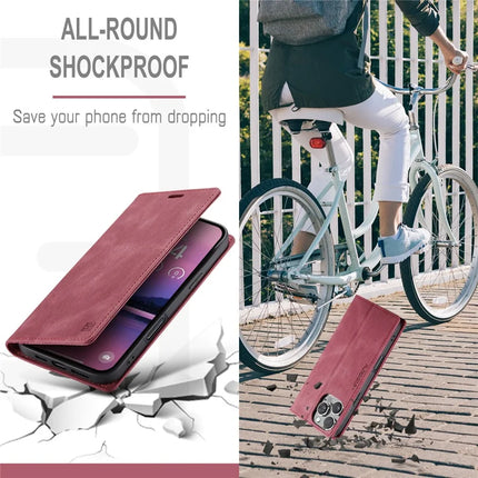For iPhone 16 Pro Max Wallet Case AUTSPACE A01 Leather Stand Cover with RFID Blocking Card Holder