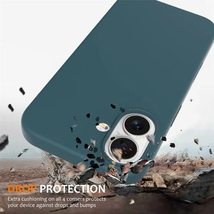 For iPhone 16 Plus Case Compatible with MagSafe Liquid Silicone Phone Cover with Camera Touch Control Button