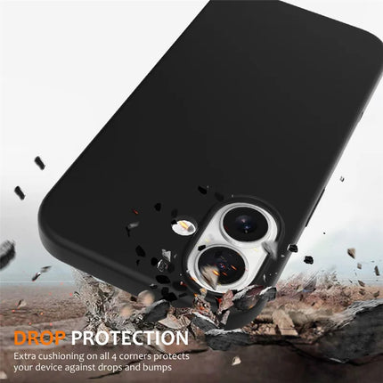 For iPhone 16 Plus Case Compatible with MagSafe Liquid Silicone Phone Cover with Camera Touch Control Button