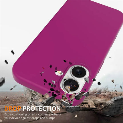 For iPhone 16 Plus Case Compatible with MagSafe Liquid Silicone Phone Cover with Camera Touch Control Button