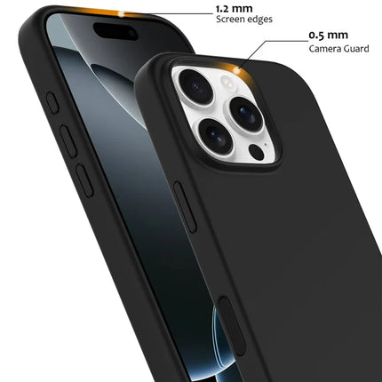 For iPhone 16 Pro Case Compatible with MagSafe Liquid Silicone Phone Cover with Camera Touch Control Button