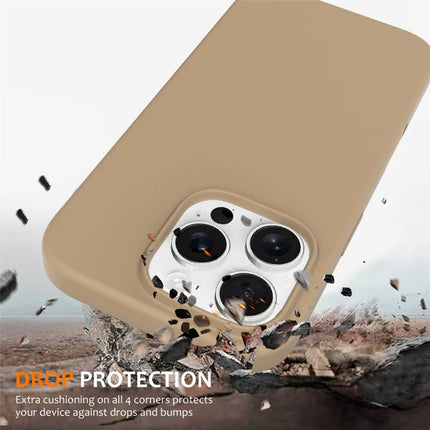 For iPhone 16 Pro Case Compatible with MagSafe Liquid Silicone Phone Cover with Camera Touch Control Button