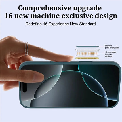 For iPhone 16 Pro Max Case Compatible with MagSafe Liquid Silicone Phone Cover with Camera Touch Control Button