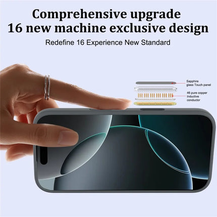For iPhone 16 Pro Max Case Compatible with MagSafe Liquid Silicone Phone Cover with Camera Touch Control Button