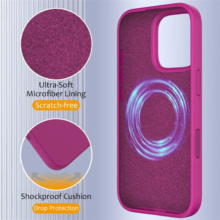 For iPhone 16 Pro Max Case Compatible with MagSafe Liquid Silicone Phone Cover with Camera Touch Control Button