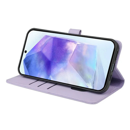 For Samsung Galaxy A26 5G Case Magnetic Clasp Four Leaf Clover Leather Phone Cover