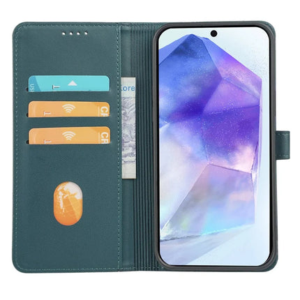 For Samsung Galaxy A36 5G / A56 5G Case Magnetic Clasp Four Leaf Clover Leather Phone Cover