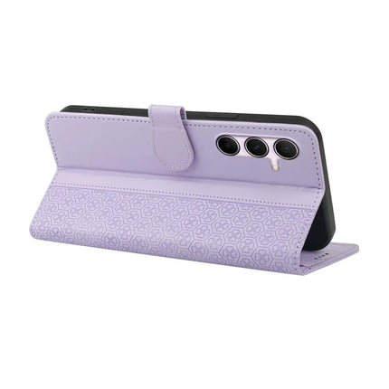 For Samsung Galaxy A36 5G / A56 5G Case Magnetic Clasp Four Leaf Clover Leather Phone Cover