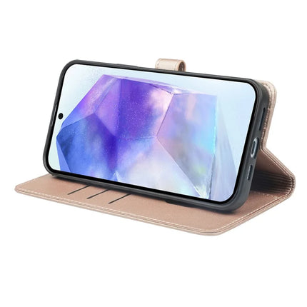 For Samsung Galaxy A36 5G / A56 5G Case Magnetic Clasp Four Leaf Clover Leather Phone Cover