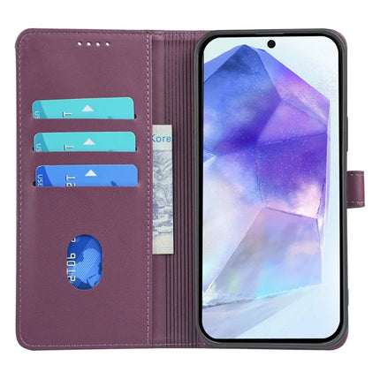 For Samsung Galaxy A36 5G / A56 5G Case Magnetic Clasp Four Leaf Clover Leather Phone Cover