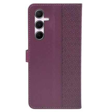 For Samsung Galaxy A36 5G / A56 5G Case Magnetic Clasp Four Leaf Clover Leather Phone Cover