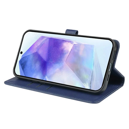 For Samsung Galaxy A36 5G / A56 5G Case Magnetic Clasp Four Leaf Clover Leather Phone Cover