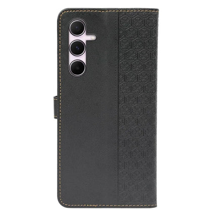 For Samsung Galaxy A06s Case Magnetic Clasp Four Leaf Clover Leather Phone Cover