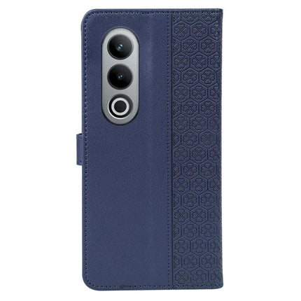 For OnePlus 12R 5G / Ace 3 5G Case Magnetic Clasp Four Leaf Clover Leather Phone Cover