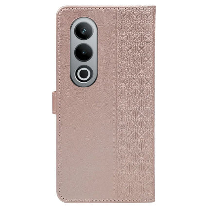 For OnePlus 12R 5G / Ace 3 5G Case Magnetic Clasp Four Leaf Clover Leather Phone Cover