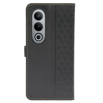 For OnePlus 12R 5G / Ace 3 5G Case Magnetic Clasp Four Leaf Clover Leather Phone Cover