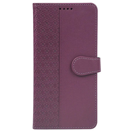 For OnePlus 12R 5G / Ace 3 5G Case Magnetic Clasp Four Leaf Clover Leather Phone Cover