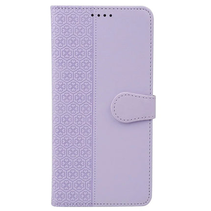 For OnePlus 12R 5G / Ace 3 5G Case Magnetic Clasp Four Leaf Clover Leather Phone Cover