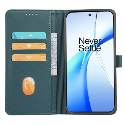For OnePlus 12R 5G / Ace 3 5G Case Magnetic Clasp Four Leaf Clover Leather Phone Cover