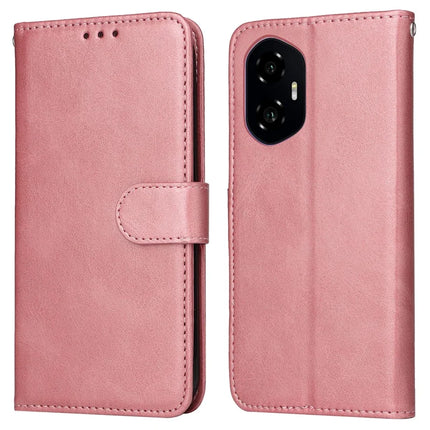 For Honor 300 Case Wallet PU Leather Folio Flip Phone Cover - Pink