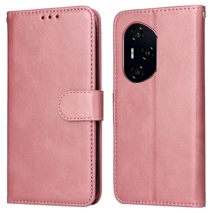 For Honor 300 Pro / 300 Ultra Case Wallet PU Leather Folio Flip Phone Cover - Pink