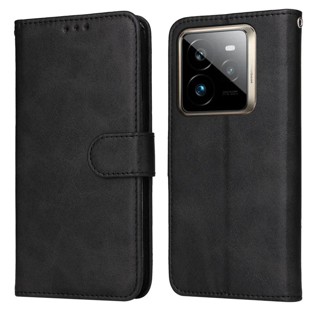 For Realme GT 7 Pro 5G Case Wallet PU Leather Folio Flip Phone Cover - Black