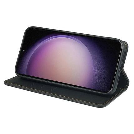 For Samsung Galaxy S23 Case Four Leaf Clover Leather Flip Phone Cover Stand Wallet