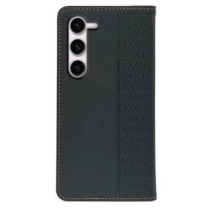 For Samsung Galaxy S23 Case Four Leaf Clover Leather Flip Phone Cover Stand Wallet