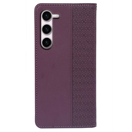 For Samsung Galaxy S23 Case Four Leaf Clover Leather Flip Phone Cover Stand Wallet