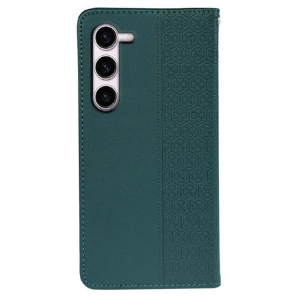 For Samsung Galaxy S23 Case Four Leaf Clover Leather Flip Phone Cover Stand Wallet