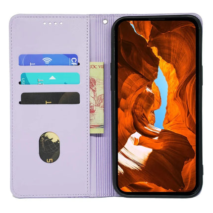 For Samsung Galaxy A06s Case Four Leaf Clover Leather Flip Phone Cover Stand Wallet