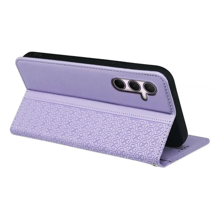 For Samsung Galaxy A06s Case Four Leaf Clover Leather Flip Phone Cover Stand Wallet