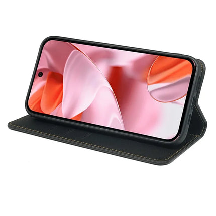 For Google Pixel 9 / Pixel 9 Pro Case Four Leaf Clover Leather Flip Phone Cover Stand Wallet