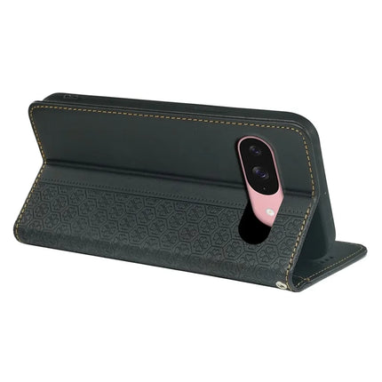 For Google Pixel 9 / Pixel 9 Pro Case Four Leaf Clover Leather Flip Phone Cover Stand Wallet