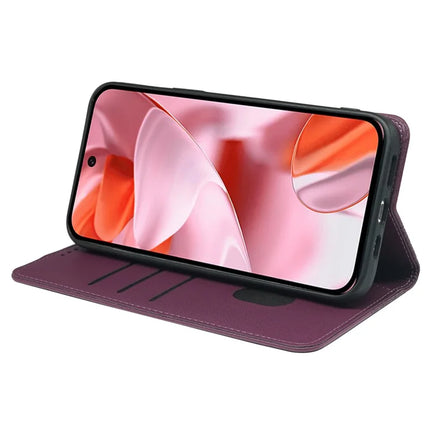 For Google Pixel 9 / Pixel 9 Pro Case Four Leaf Clover Leather Flip Phone Cover Stand Wallet