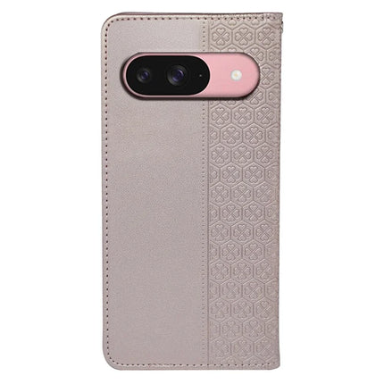 For Google Pixel 9 / Pixel 9 Pro Case Four Leaf Clover Leather Flip Phone Cover Stand Wallet