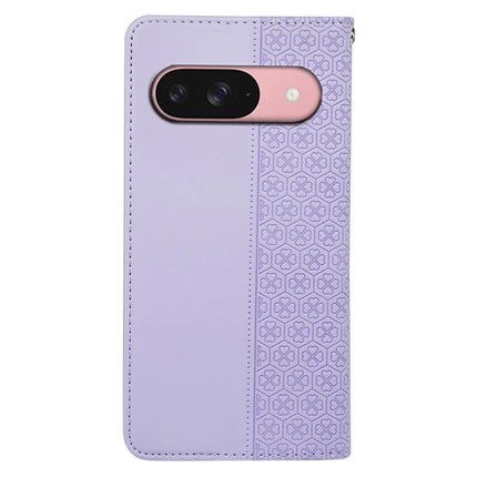 For Google Pixel 9 / Pixel 9 Pro Case Four Leaf Clover Leather Flip Phone Cover Stand Wallet