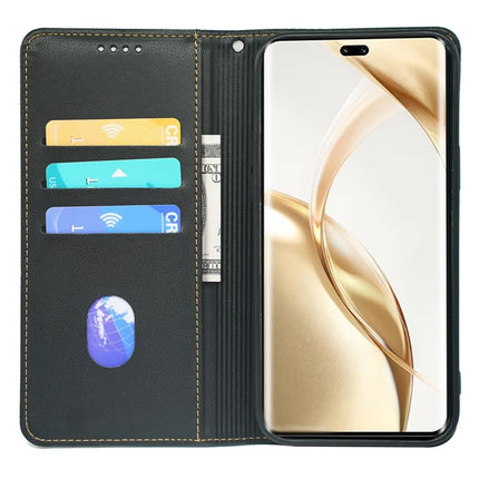 For Honor 200 5G Case Four Leaf Clover Leather Flip Phone Cover Stand Wallet