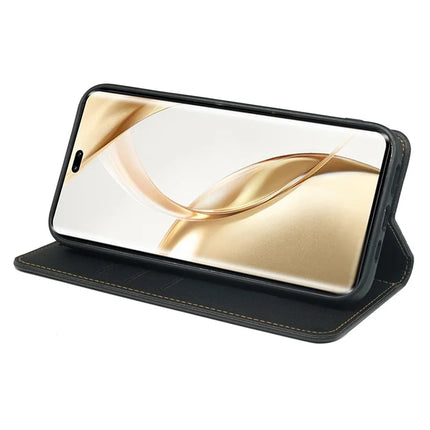 For Honor 200 5G Case Four Leaf Clover Leather Flip Phone Cover Stand Wallet