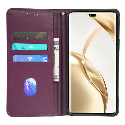 For Honor 200 5G Case Four Leaf Clover Leather Flip Phone Cover Stand Wallet