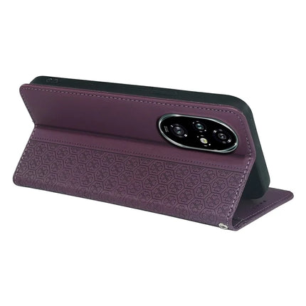 For Honor 200 5G Case Four Leaf Clover Leather Flip Phone Cover Stand Wallet